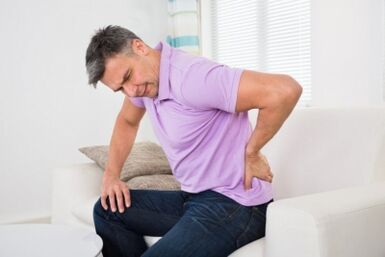 A dor mínima é un sinal de osteocondrose