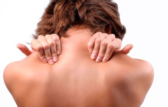 Dor na columna cervical con osteocondrose